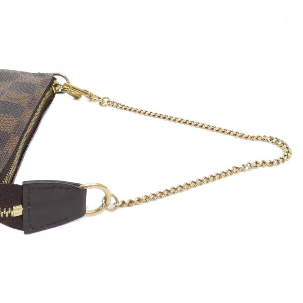 LOUIS VUITTON Authentic Brown Damier Pochette Pouch - Picture 3 of 5
